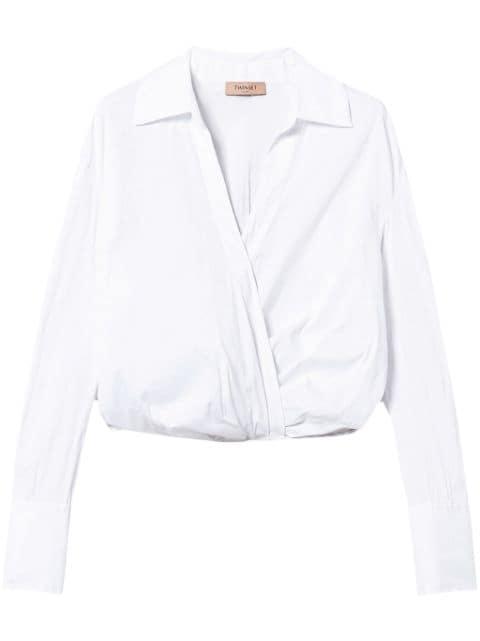 poplin blouse by TWINSET