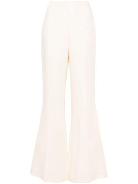 pressed-crease flared trousers by TWINSET