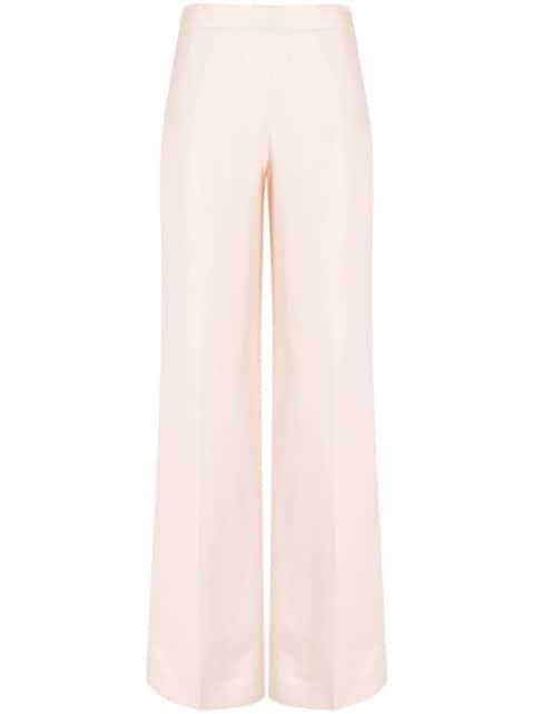 pressed-crease palazzo trousers by TWINSET