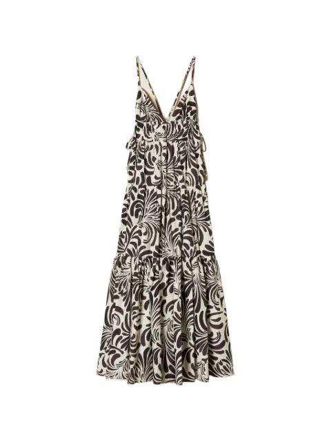 printed maxi dress by TWINSET