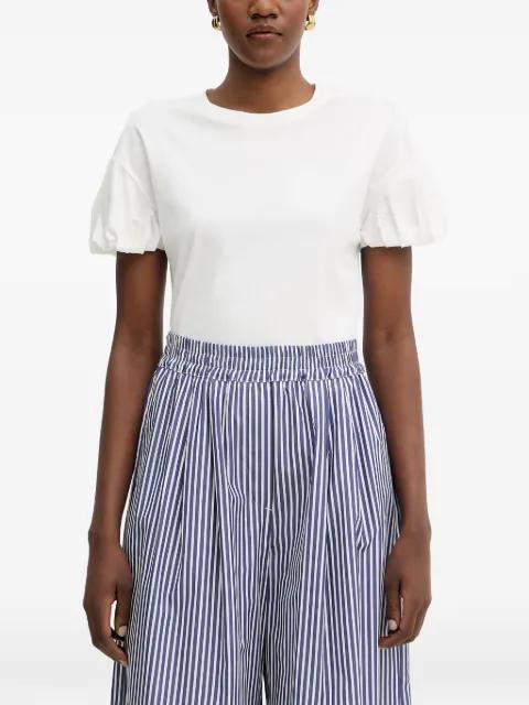 puff-sleeve T-shirt by TWINSET