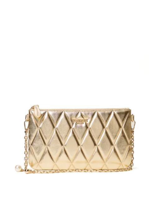 quilted chain clutch bag by TWINSET