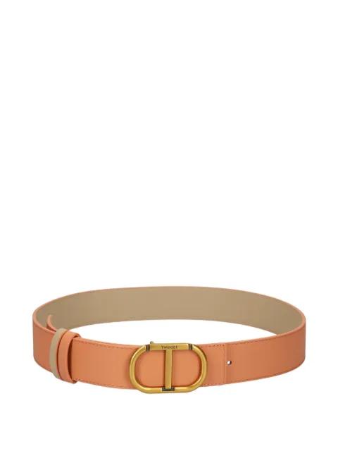 reversible leather belt by TWINSET