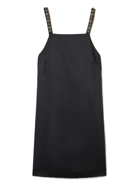 rhinestone-embellished satin dress by TWINSET