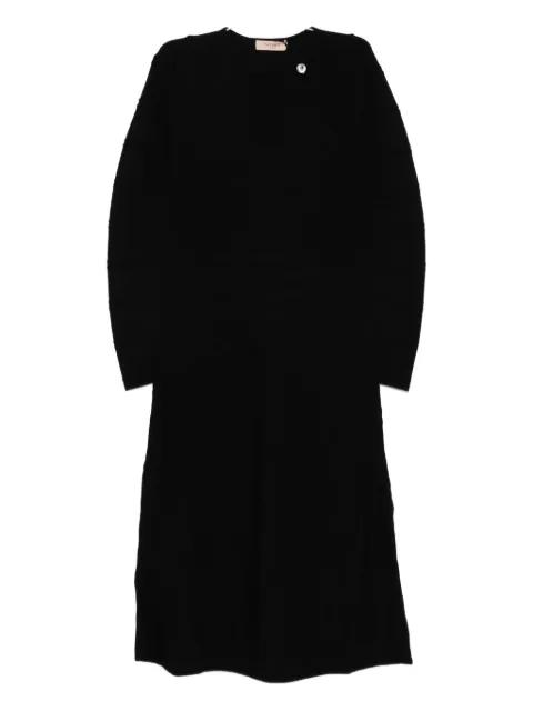 ribbed V-neck midi dress by TWINSET