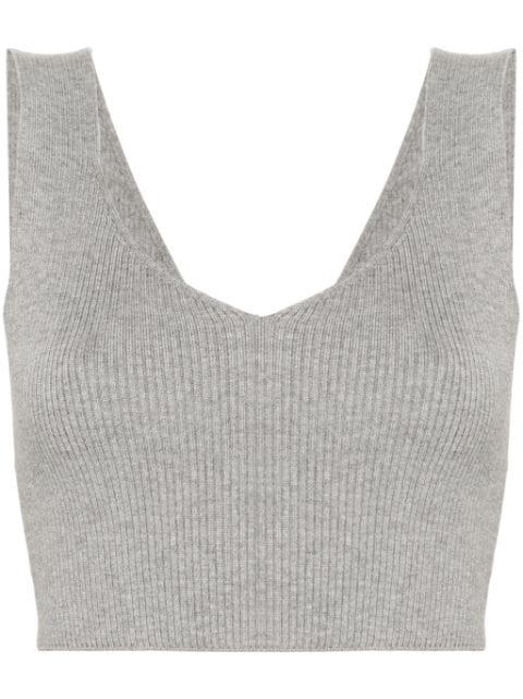 ribbed crop top by TWINSET