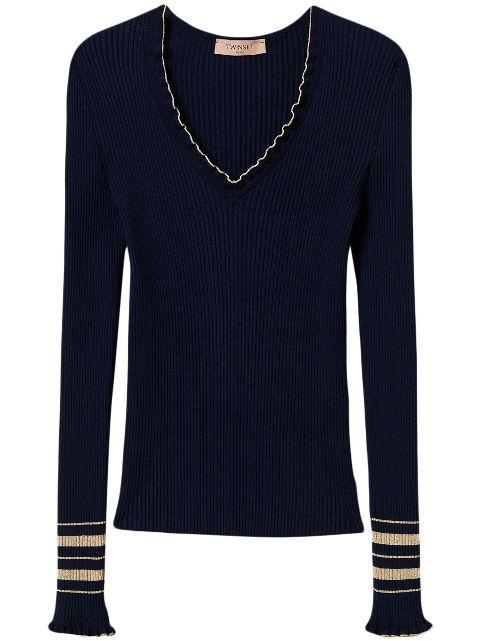 ribbed-knit jumper by TWINSET