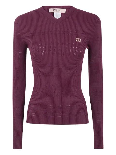 ribbed-knit sweater by TWINSET
