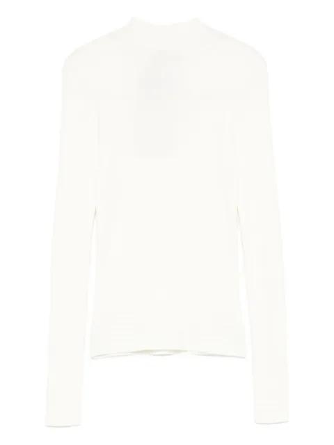 ribbed mock-neck top by TWINSET