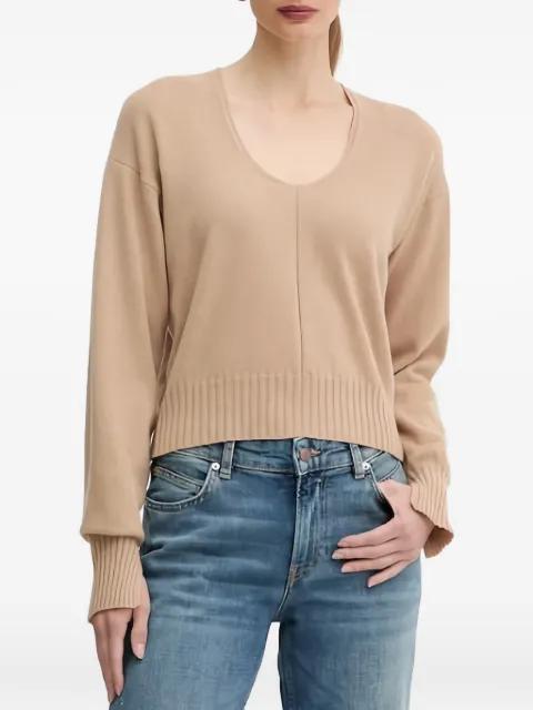 ribbed-trim sweater by TWINSET