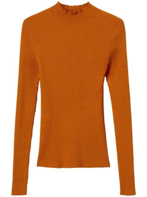 ribbed turtleneck sweater by TWINSET