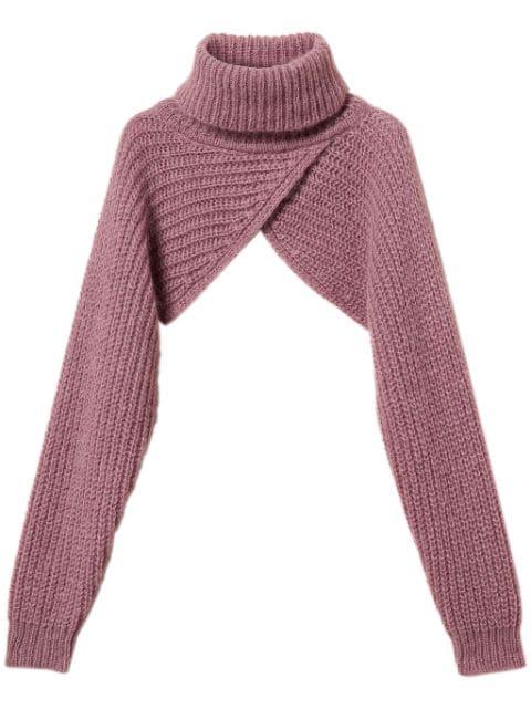 roll neck sweater by TWINSET