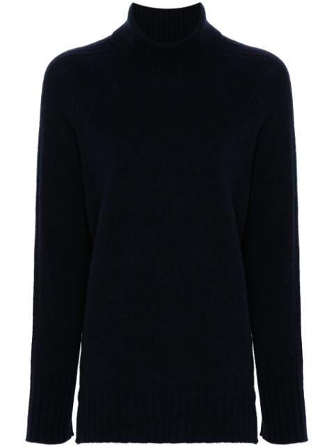 roll neck wool-cashmere blend jumper by TWINSET