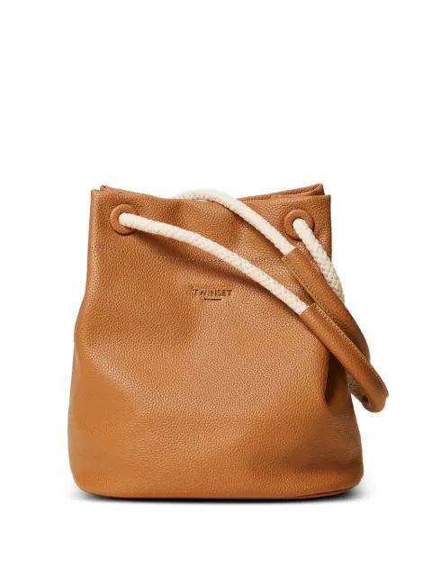 rope-handles bucket bag by TWINSET