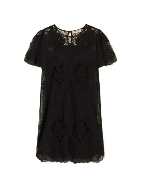 round-neck mini dress by TWINSET