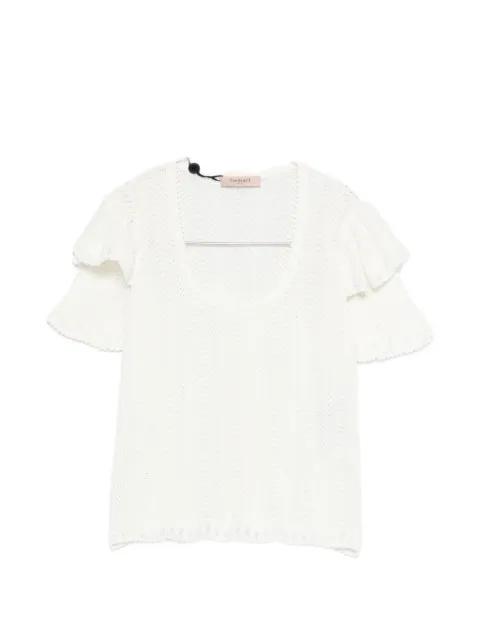 ruffled T-shirt by TWINSET