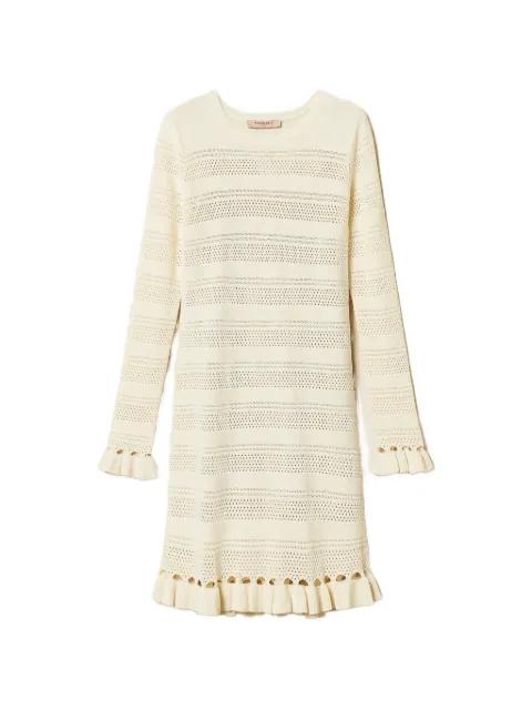 ruffled knit dress by TWINSET
