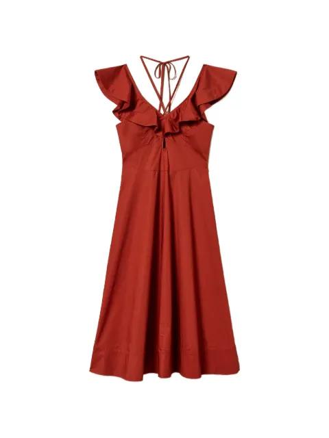 ruffled midi dress by TWINSET