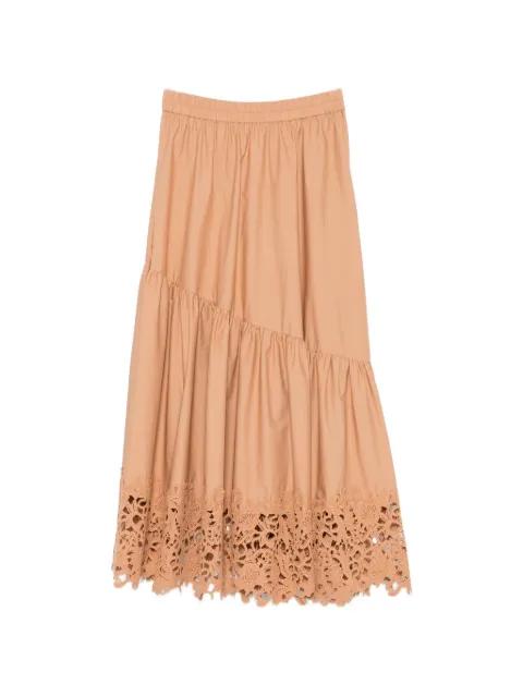 ruffled midi skirt by TWINSET