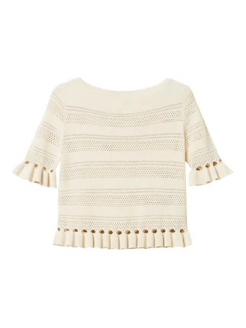 ruffled top by TWINSET