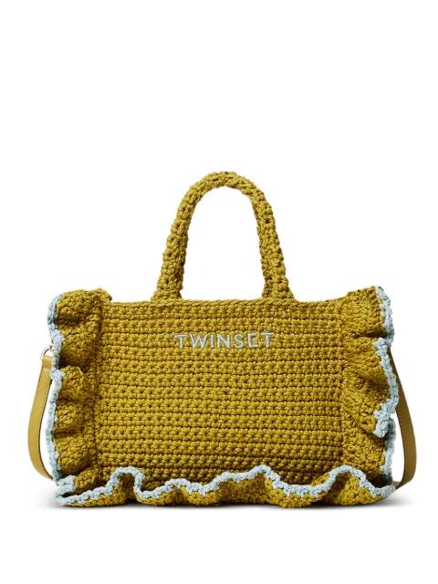 ruffled tote bag by TWINSET