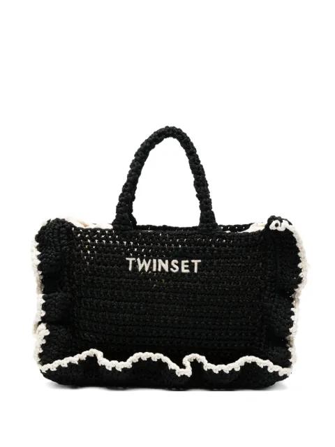 ruffled tote bag by TWINSET