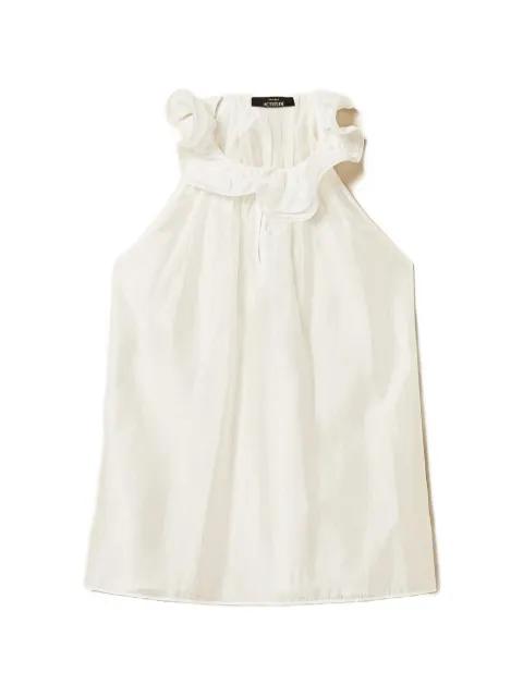 ruffled voile top by TWINSET