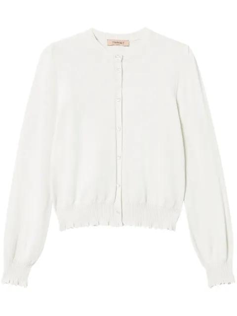 scallop-trim cardigan by TWINSET