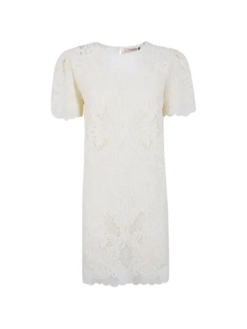 scalloped lace dress by TWINSET