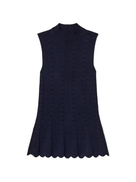 scalloped-trim top by TWINSET