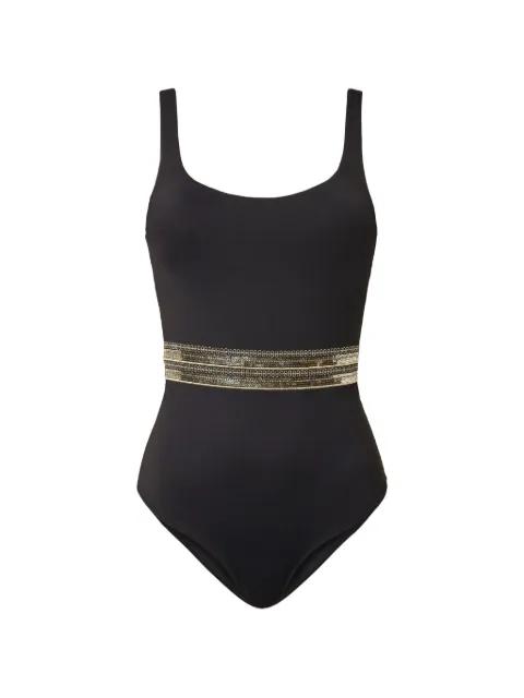sequin-embroidered swimsuit by TWINSET