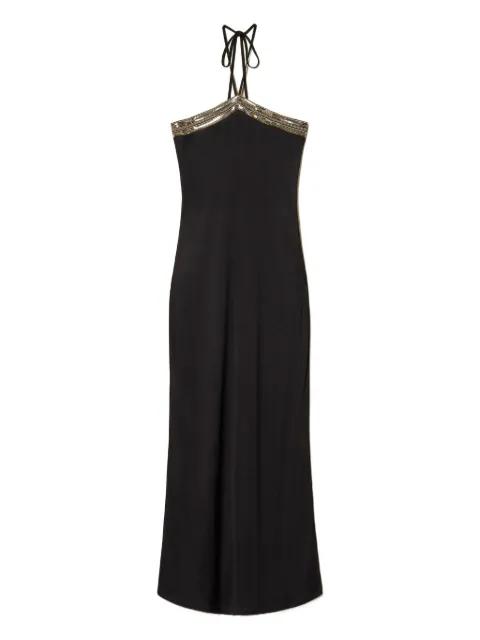sequin embroidery long dress by TWINSET