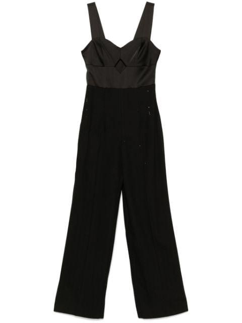 sequin-pinstripe jumpsuit by TWINSET