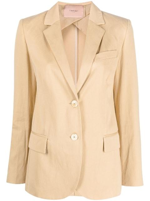 single-breasted tailored blazer by TWINSET