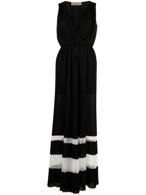 sleeveless pleated dress by TWINSET