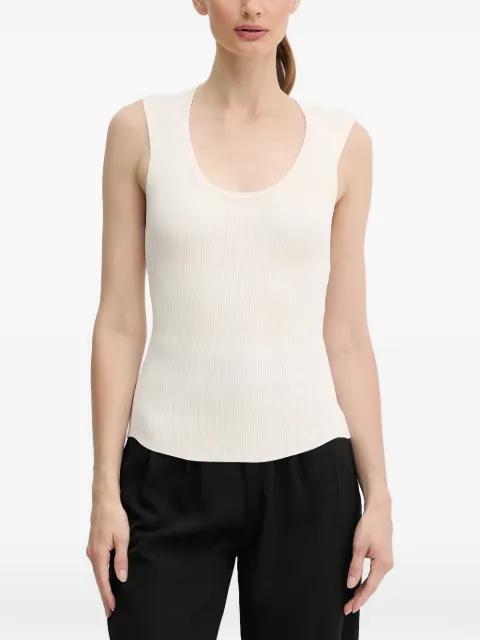 sleeveless ribbed tank top by TWINSET