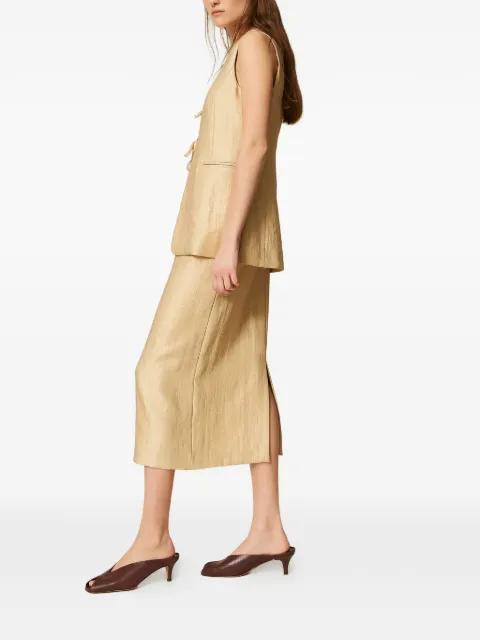 slit midi skirt by TWINSET