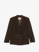 split-sleeve double-breasted blazer by TWINSET split-sleeve double-breasted blazer by TWINSET
