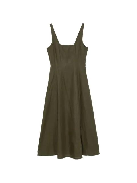 square-neck midi dress by TWINSET