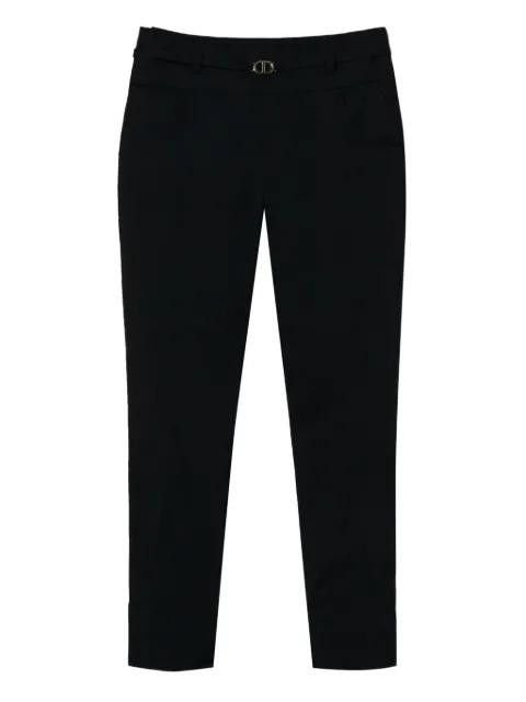 stretch-cotton trousers by TWINSET