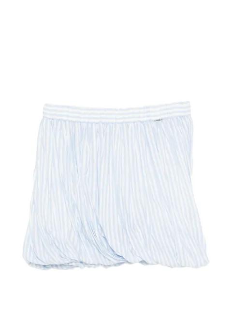 striped gathered skirt by TWINSET