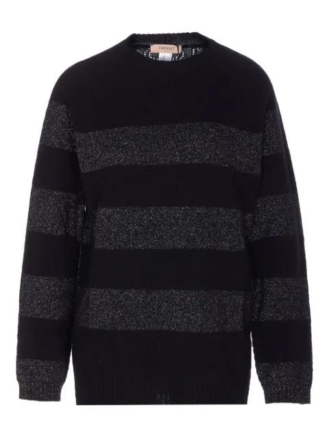 striped-pattern sweater by TWINSET
