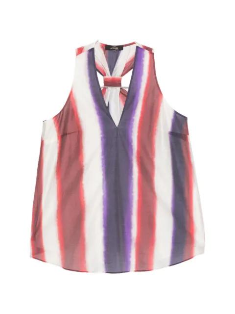 striped racer-back top by TWINSET