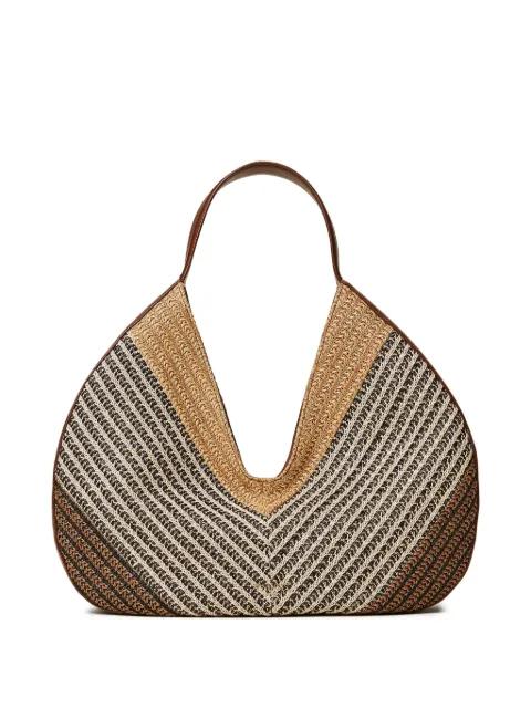 striped tote bag by TWINSET