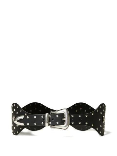 stud-embellished wave belt by TWINSET