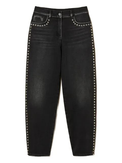 studded-detail jeans by TWINSET