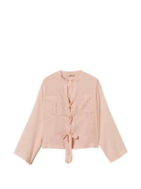 tie-fastening shirt by TWINSET
