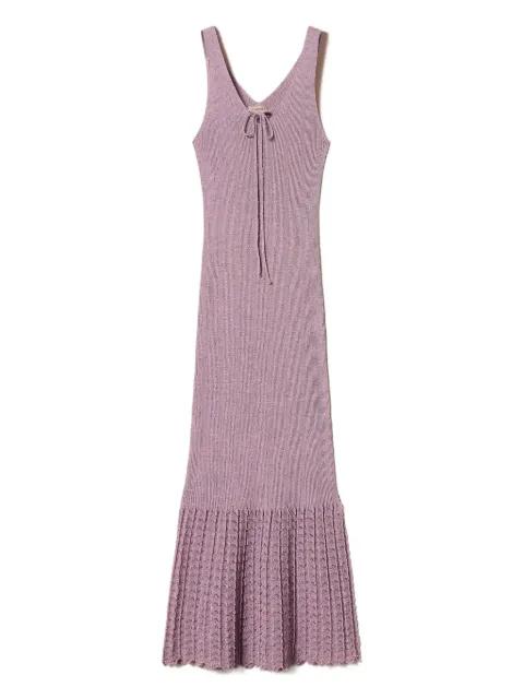 tie-neck knited dress by TWINSET
