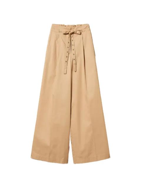 tie palazzo trousers by TWINSET