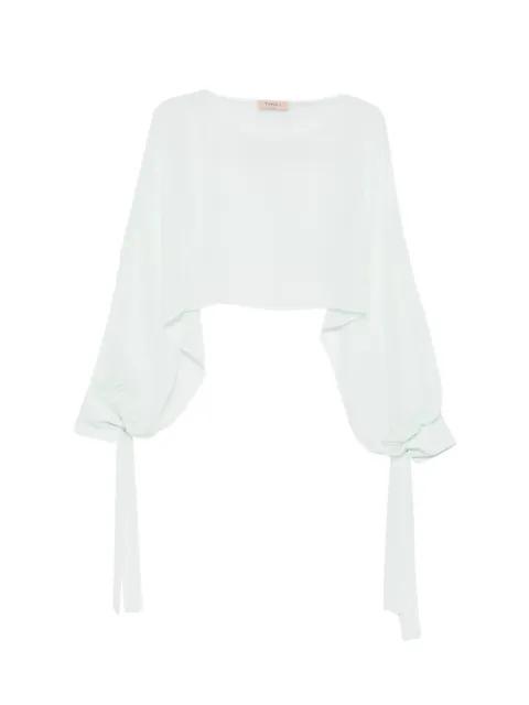 tie-sleeve knitwear by TWINSET